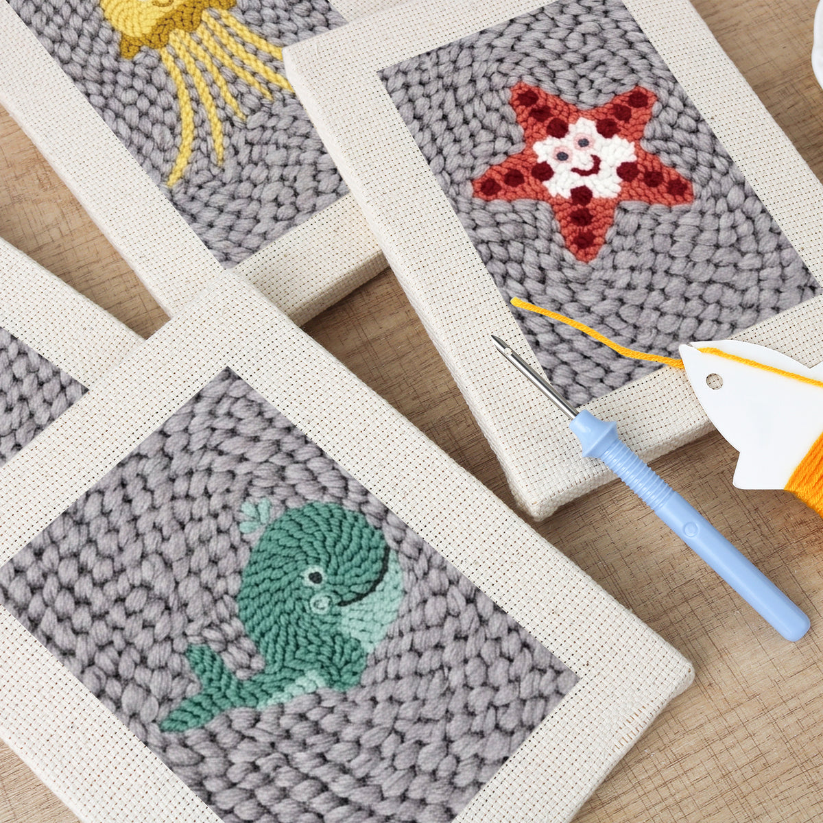 Set van 4 Mini's - Oceaandieren