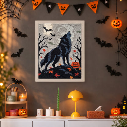 Huilende wolf