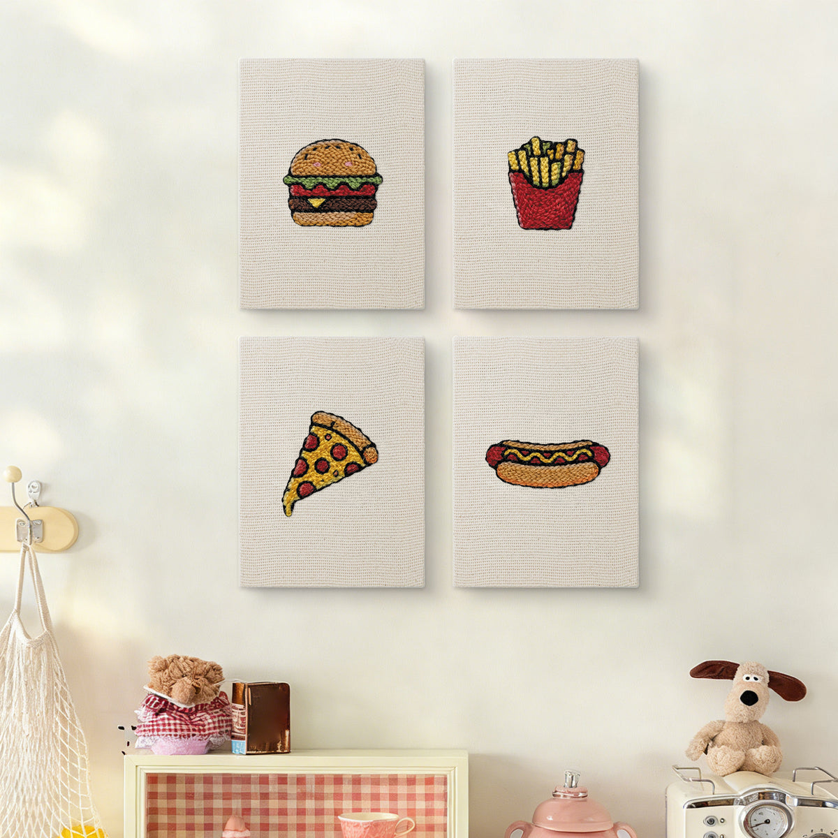 Set van 4 Mini's - Fastfood