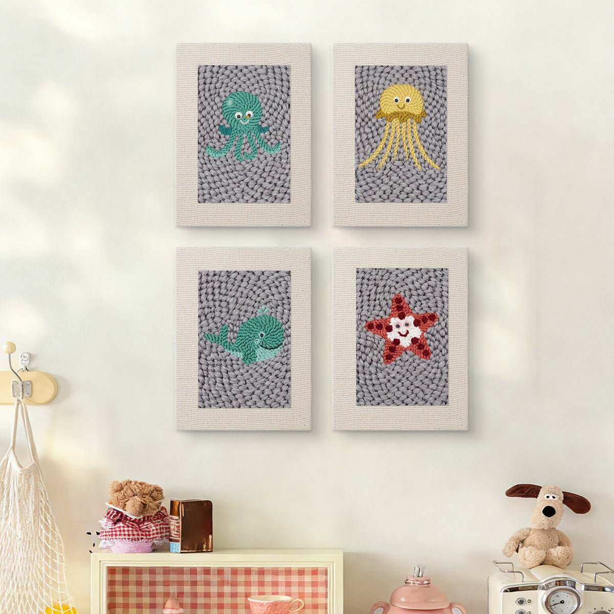 Set van 4 Mini's - Oceaandieren