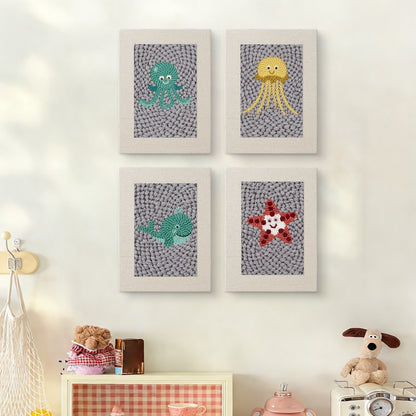 Set van 4 Mini's - Oceaandieren
