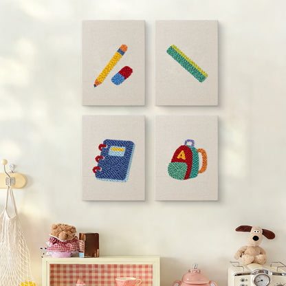 Set van 4 Mini's - School