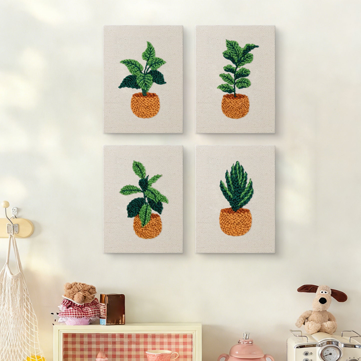 Set van 4 Mini's - Kamerplanten