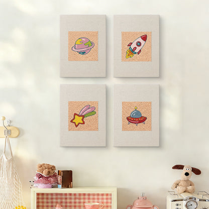 Set van 4 Mini's - Ruimtevaart