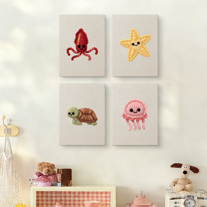 Set van 4 Mini's - Oceaanvrienden