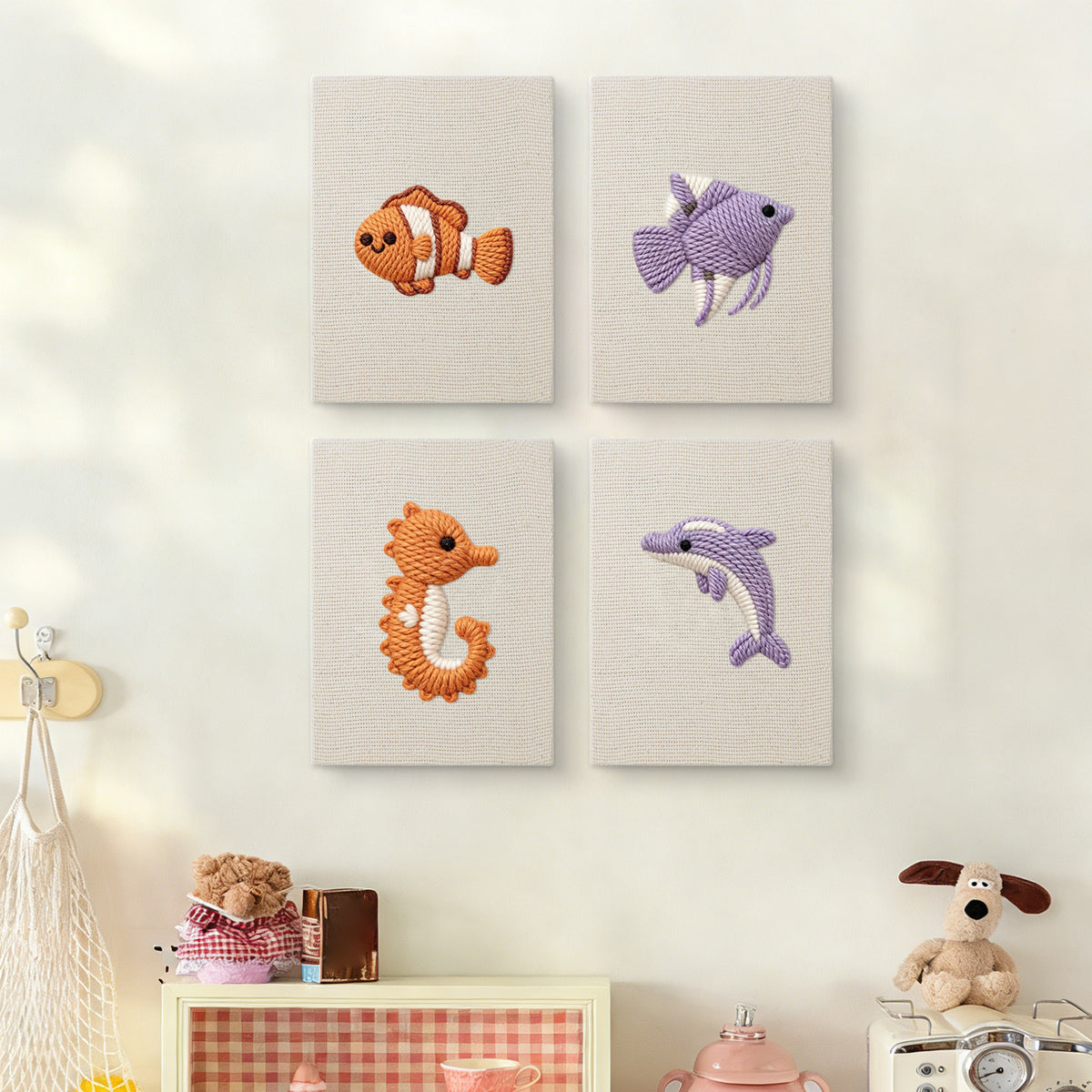 Set van 4 Mini's - Zeedieren
