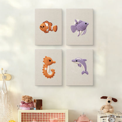 Set van 4 Mini's - Zeedieren