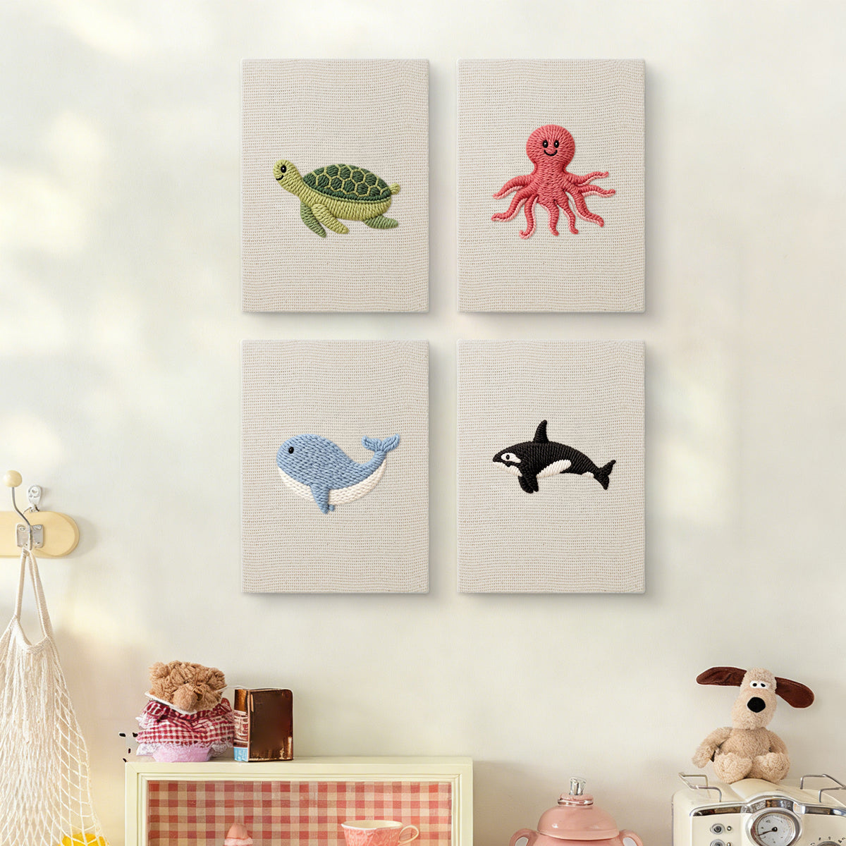 Set van 4 Mini's - Oceaanleven
