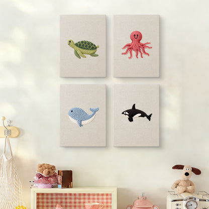 Set van 4 Mini's - Oceaanleven