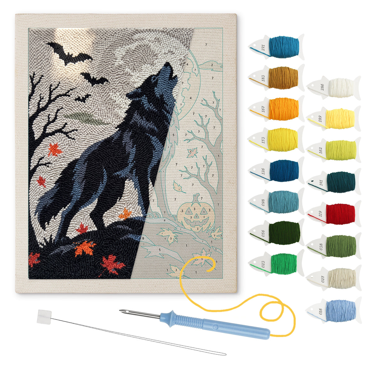 Huilende wolf