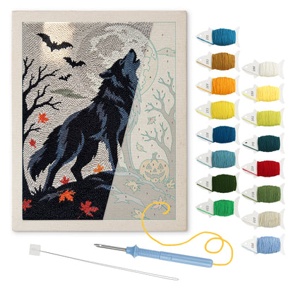 Huilende wolf