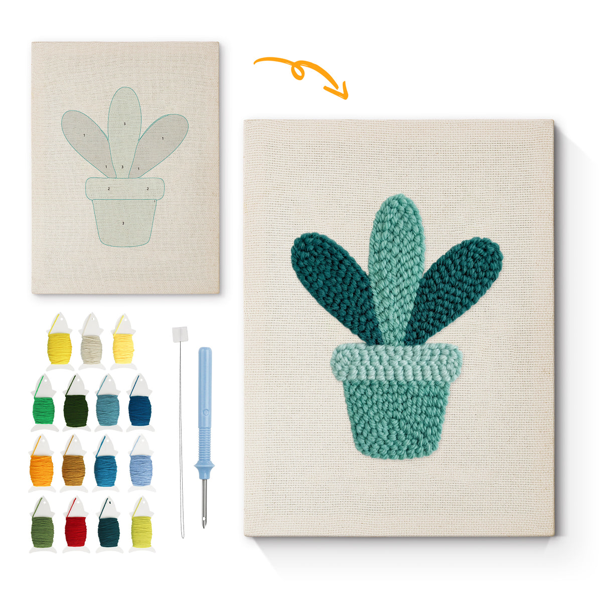 Blauwgroene Cactus
