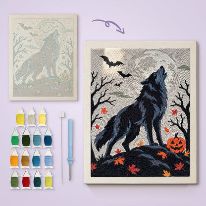 Huilende wolf