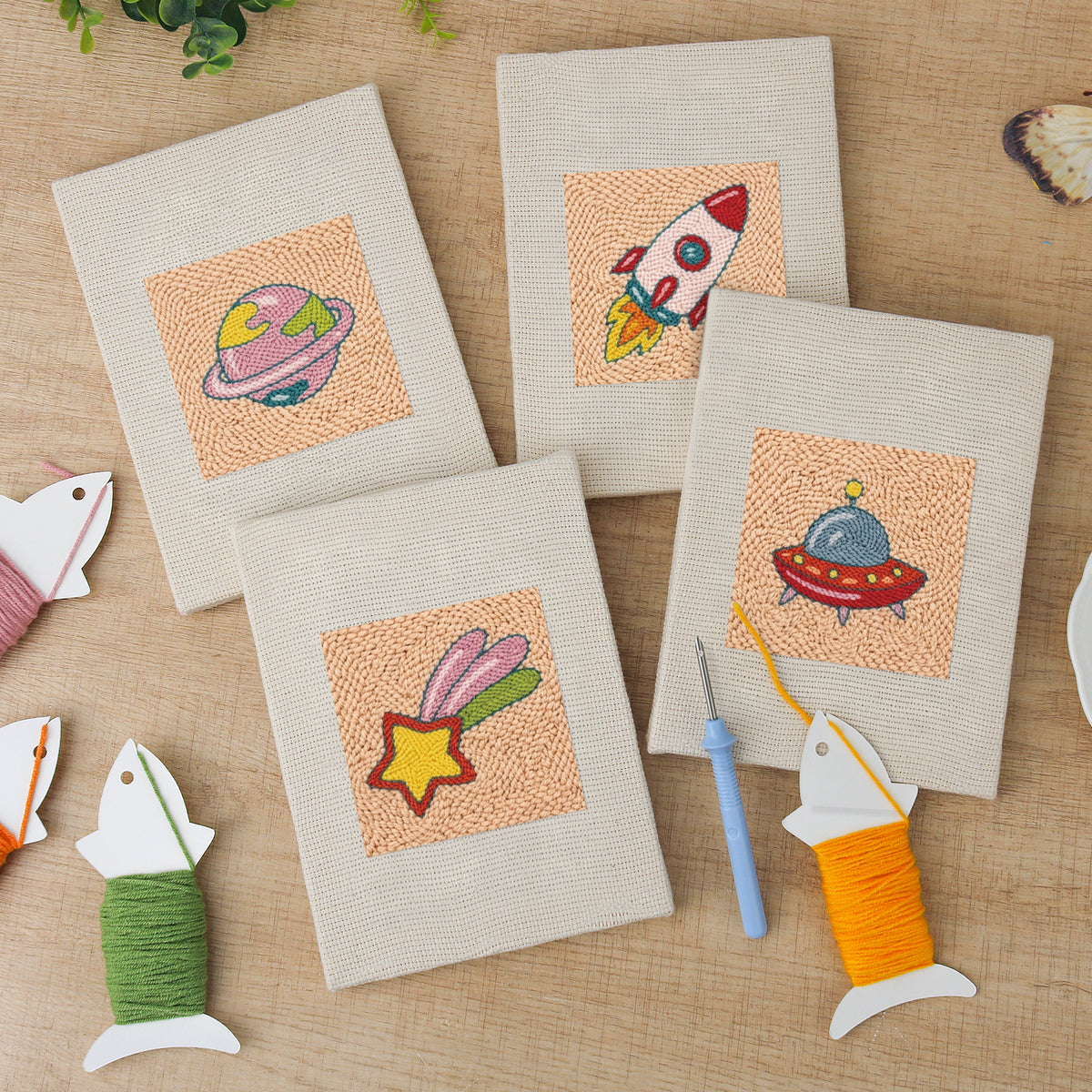 Set van 4 Mini's - Ruimtevaart