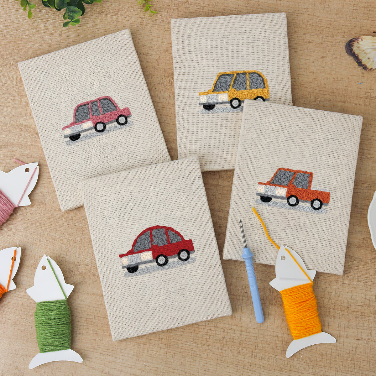 Set van 4 Mini's - Auto's