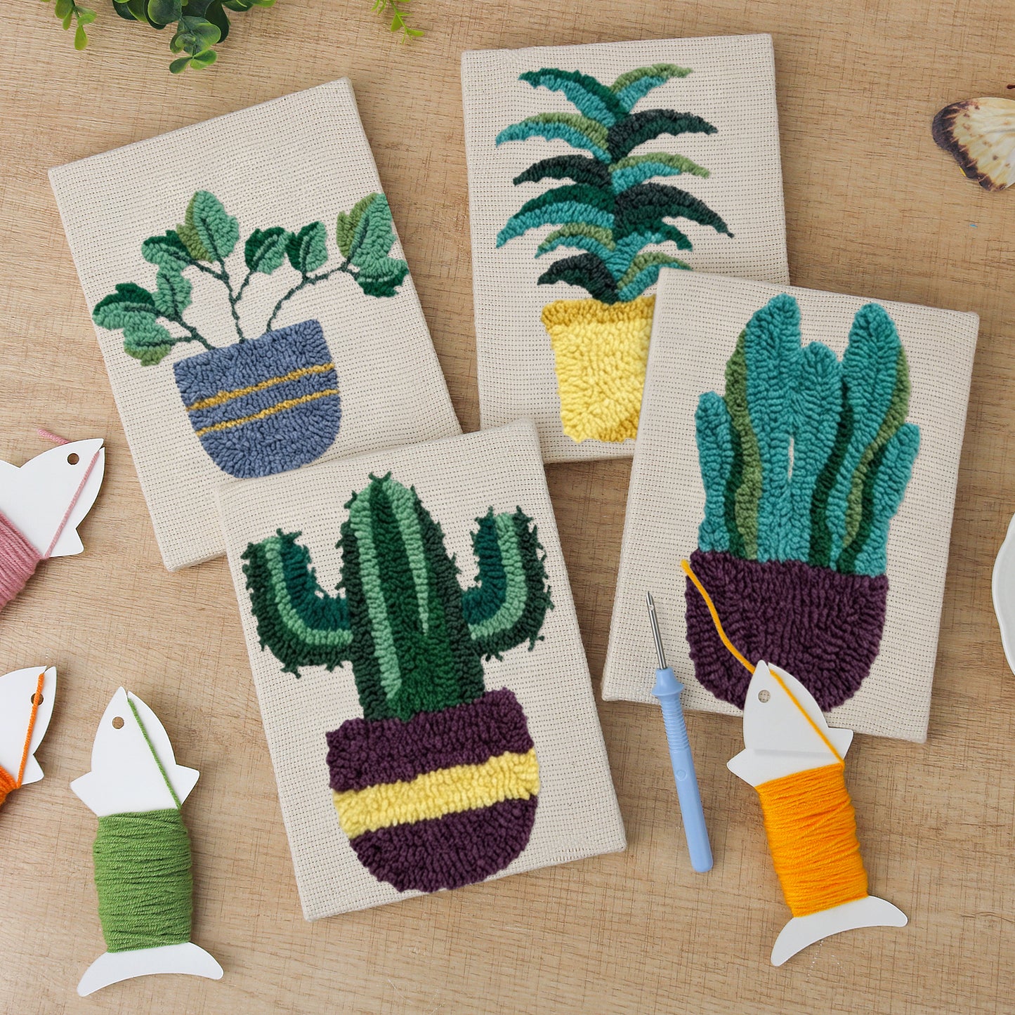 Set van 4 Mini's - Woestijnplanten