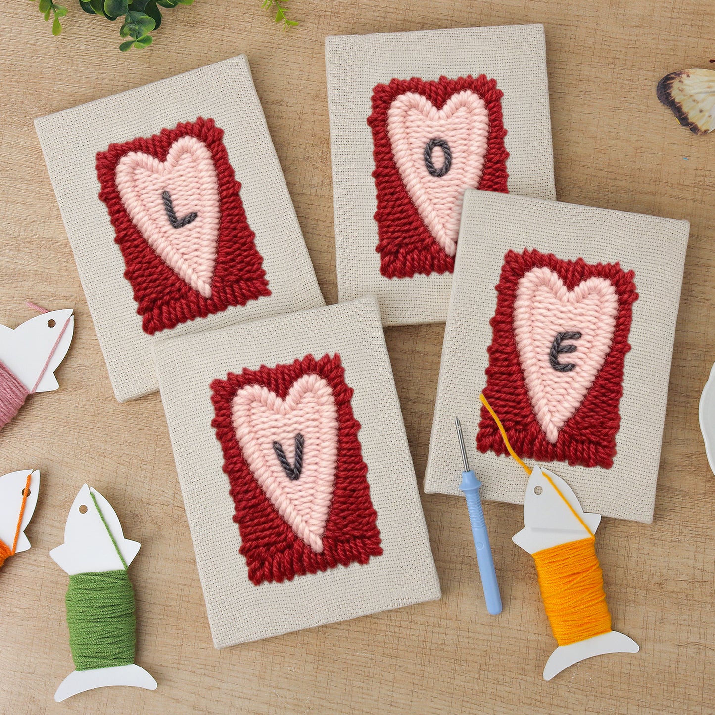 Set van 4 Mini's - Love Letters