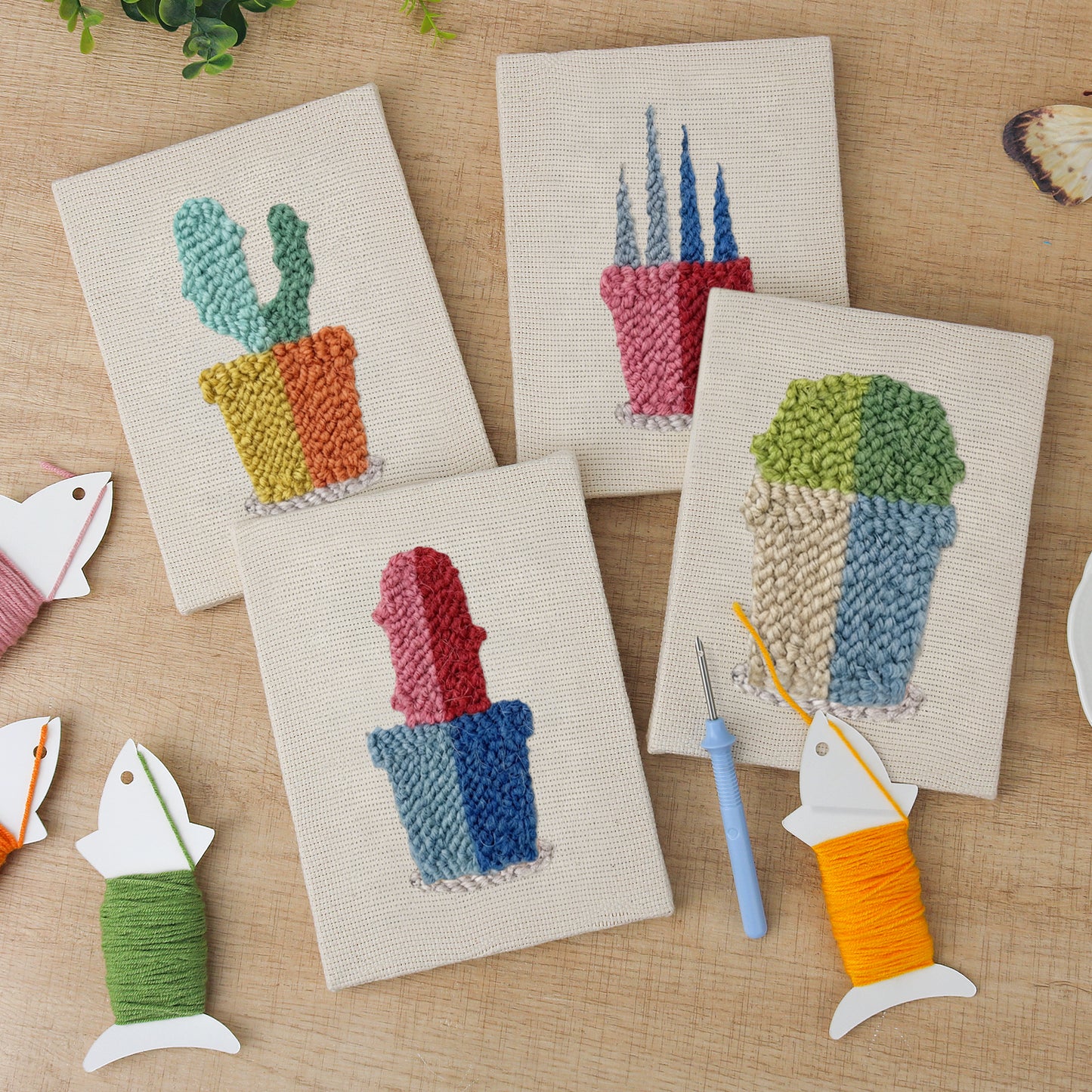 Set van 4 Mini's - Woestijncactus