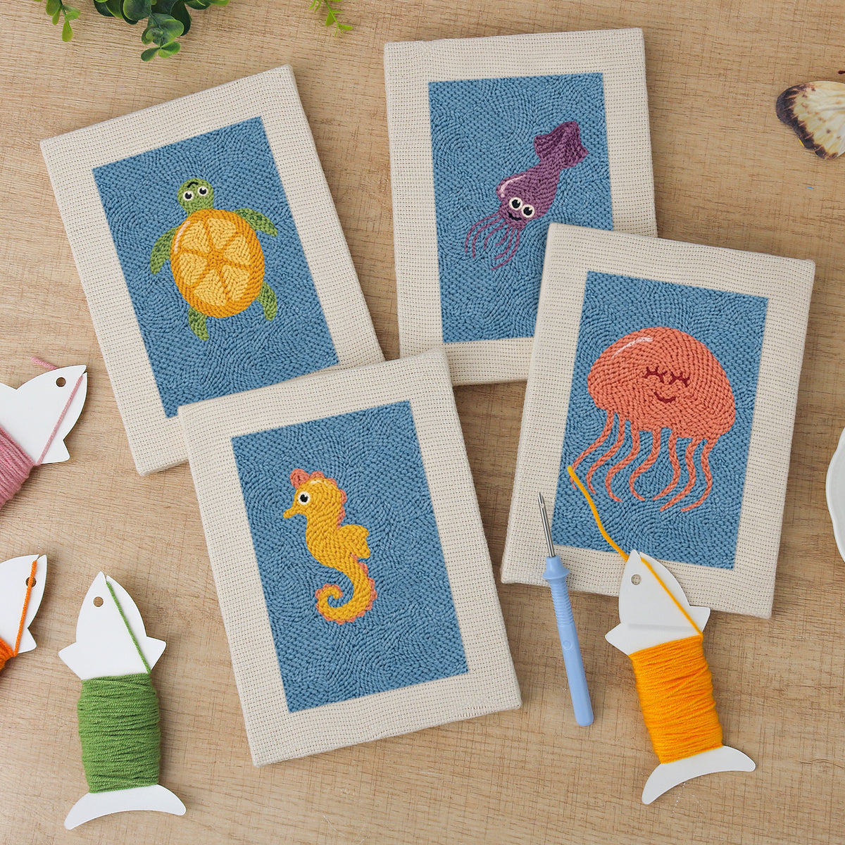 Set van 4 Mini's - Diepzee
