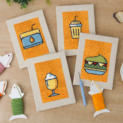 Set van 4 Mini's - Gele Drankjes