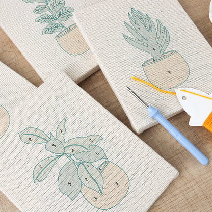 Set van 4 Mini's - Kamerplanten