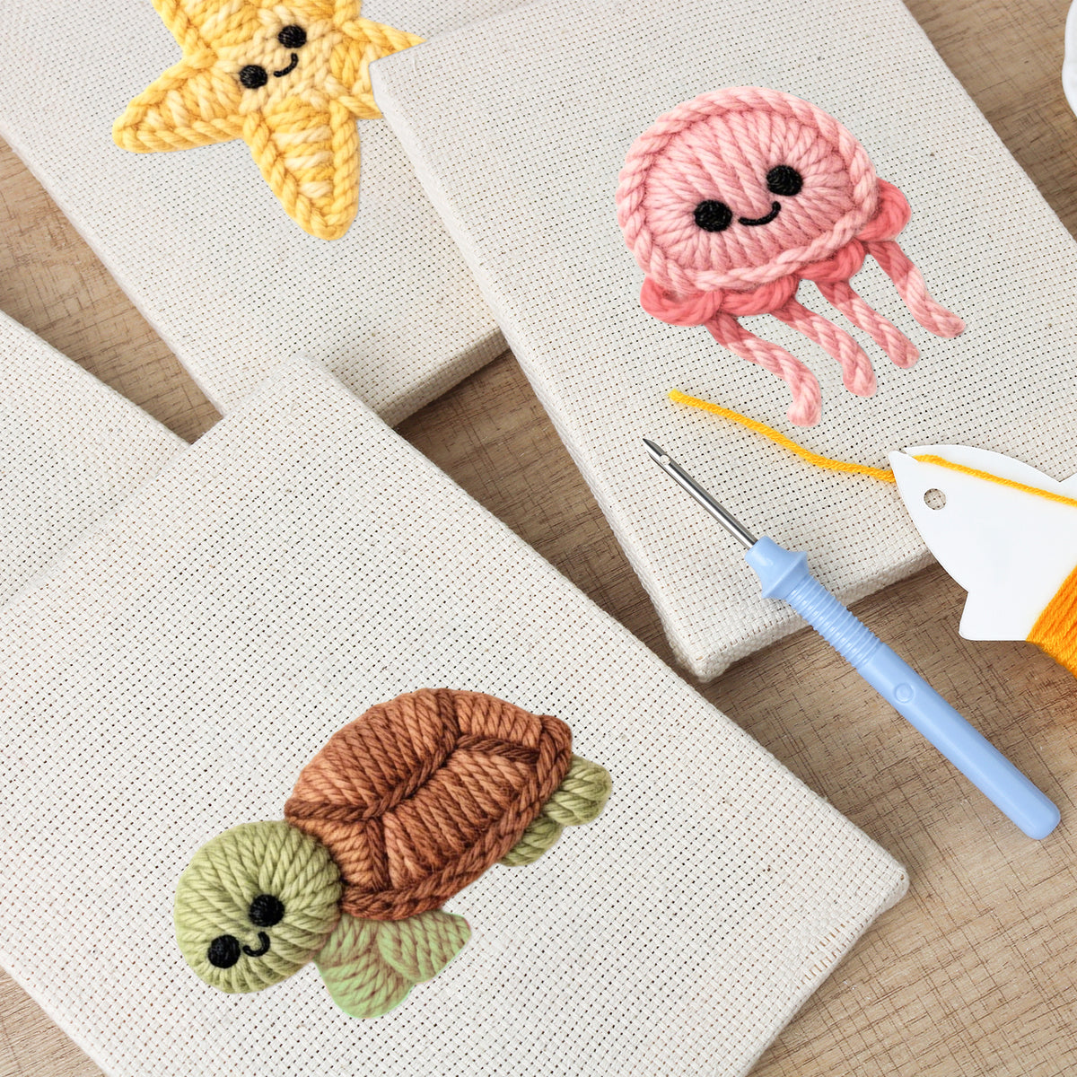 Set van 4 Mini's - Oceaanvrienden