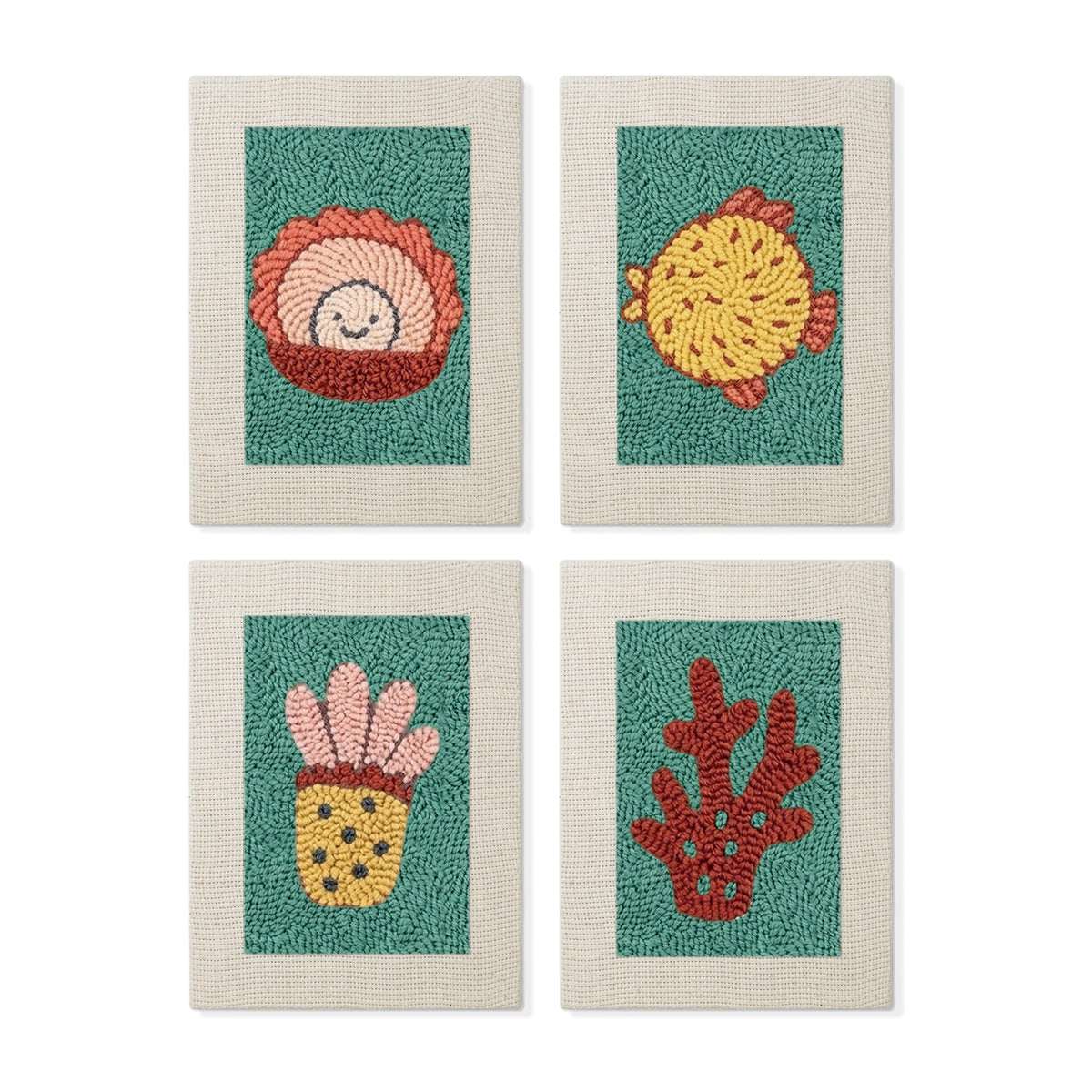 Set van 4 Mini's - Oceaankoraal