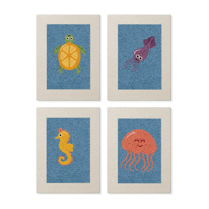 Set van 4 Mini's - Diepzee