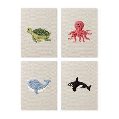 Set van 4 Mini's - Oceaanleven