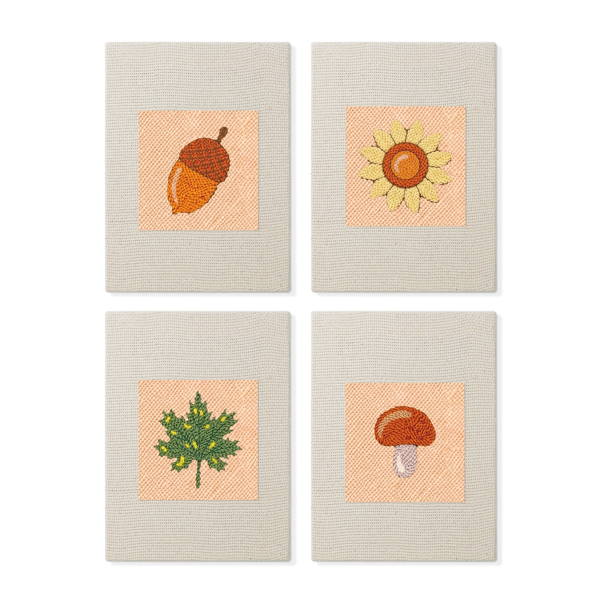 Set van 4 Mini's - Herfstnatuur
