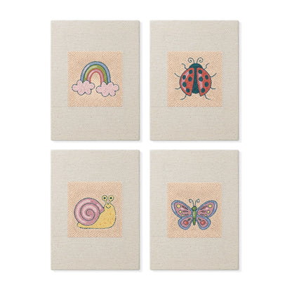 Set van 4 Mini's - Schattige Natuur