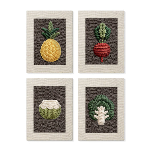 Set van 4 Mini's - Tropische Groenten