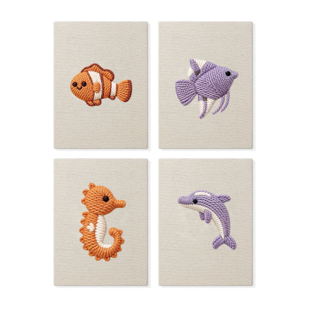 Set van 4 Mini's - Zeedieren