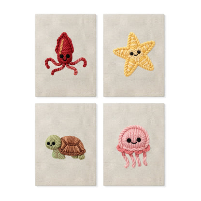 Set van 4 Mini's - Oceaanvrienden