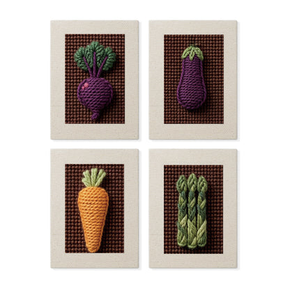 Set van 4 Mini's - Tuingroenten