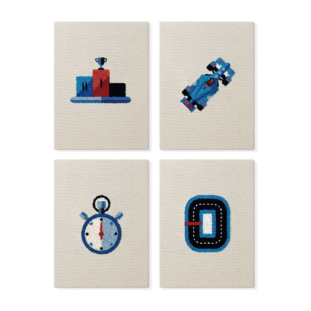 Set van 4 Mini's - Racebaan