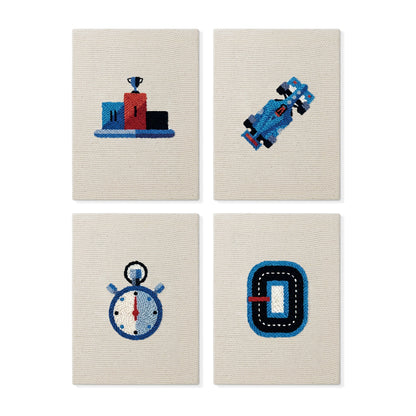 Set van 4 Mini's - Racebaan