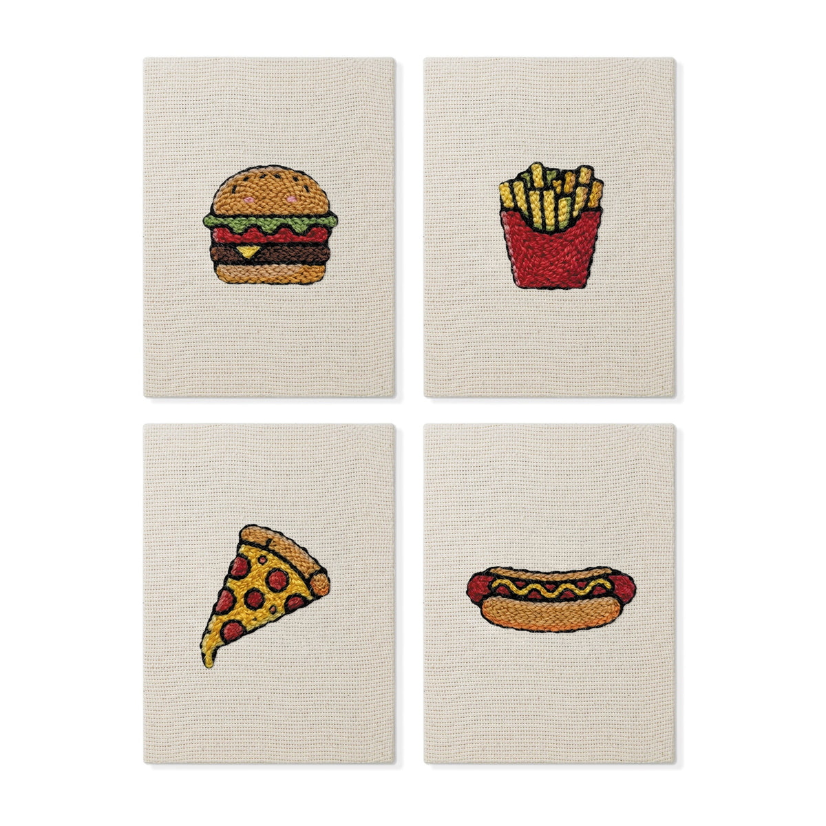 Set van 4 Mini's - Fastfood