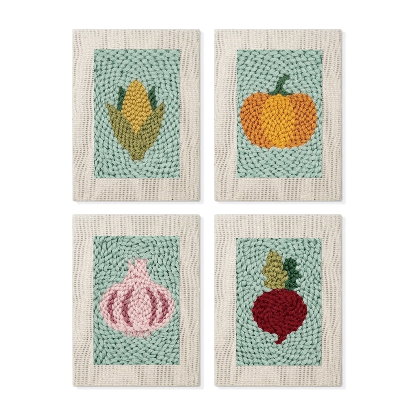 Set van 4 Mini's - Oogst Groenten