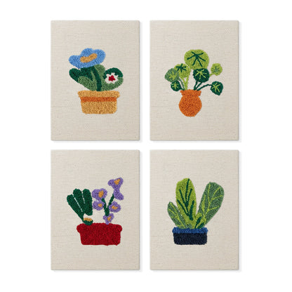Set van 4 Mini's - Cactussen