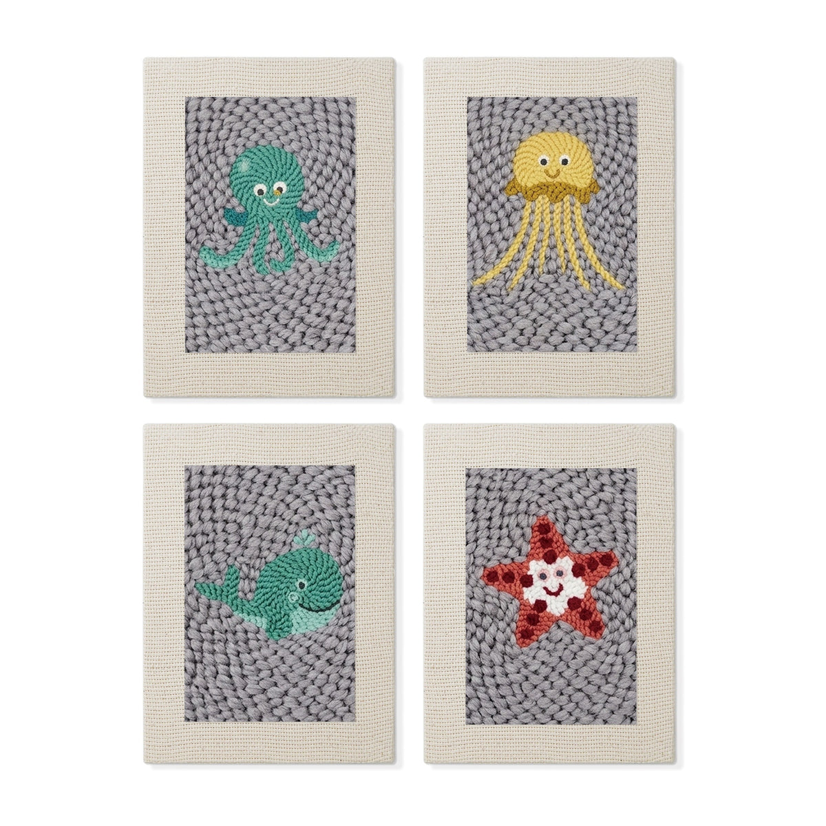 Set van 4 Mini's - Oceaandieren